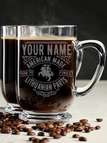 Lithuanian Parts : Coffee Mugs - Engraved