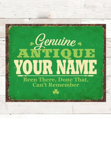 Genuine Irish Antique : Tin Signs