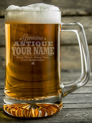 Genuine Irish Antique : Beer Mugs - Engraved