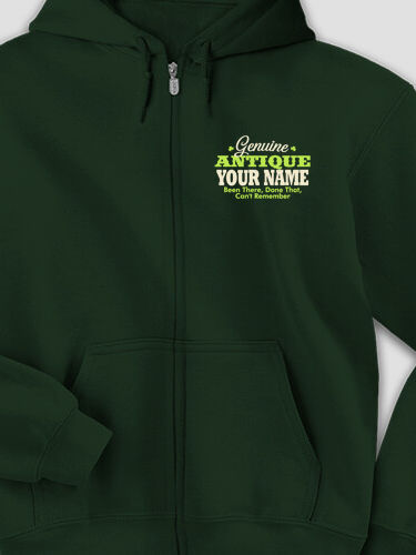 Genuine Irish Antique : Embroidered Zip Hoodies