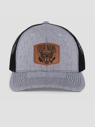 Eagle Monogram : Structured Trucker Hats with Patch