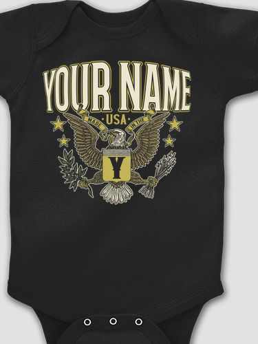 Eagle Monogram : Printed Baby Bodysuits