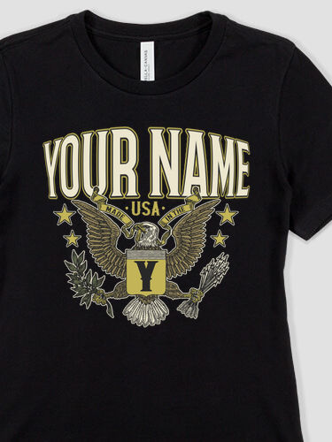Eagle Monogram : Premium Ladies T-Shirts