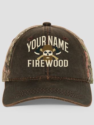 Firewood : Embroidered 2-Tone Camo Hats