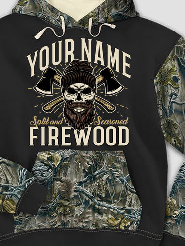 Firewood : Printed 2-Tone Camo Hoodies