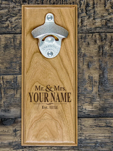 Mr and Mrs : Bottle Openers - Engraved