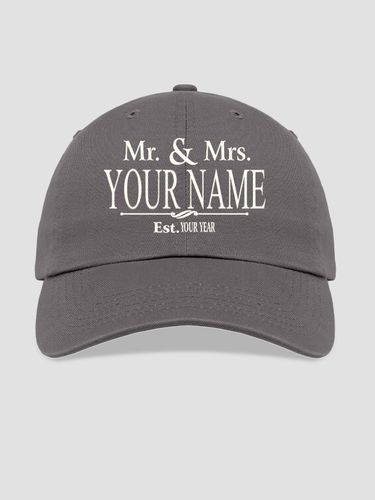 Mr and Mrs : Embroidered Baseball Hats