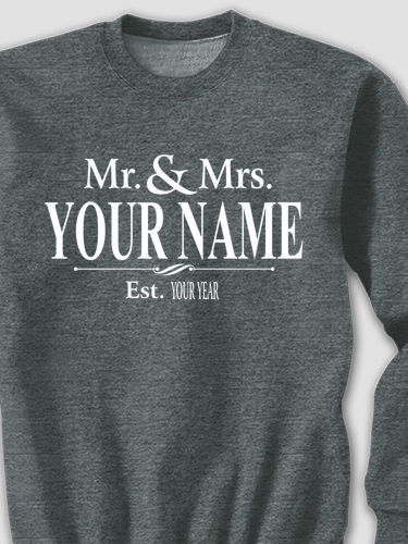 Mr and Mrs : Printed Sweatshirts