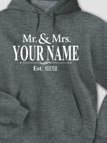 Mr and Mrs : Printed Hoodies
