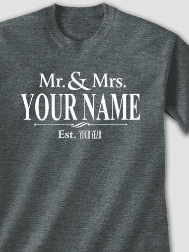 Mr and Mrs : Printed T-Shirts