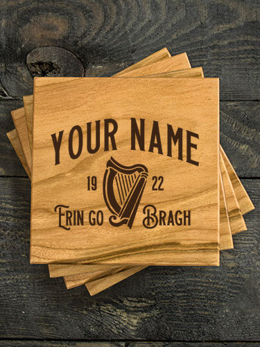 Erin Go Bragh : Coasters - Engraved