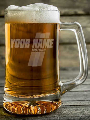 Vintage Motors : Beer Mugs - Engraved