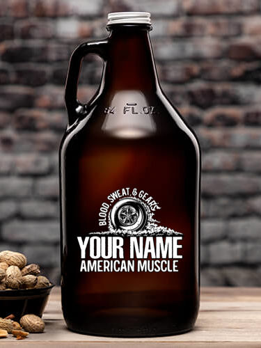 American Muscle : Beer Growlers - Color Printed