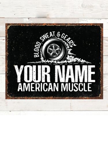 American Muscle : Tin Signs