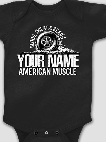 American Muscle : Printed Baby Bodysuits