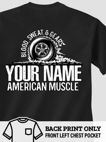 American Muscle : Printed Pocket T-Shirts