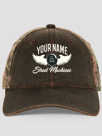 Street Machines : Embroidered 2-Tone Camo Hats