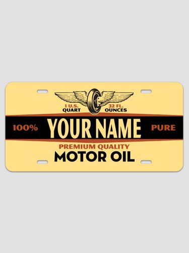Motor Oil : License Plates