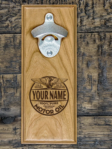 Motor Oil : Bottle Openers - Engraved