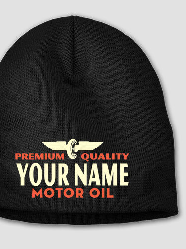 Motor Oil : Embroidered Beanies