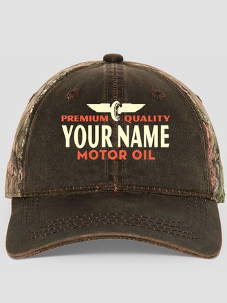 Motor Oil : Embroidered 2-Tone Camo Hats