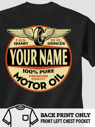 Motor Oil : Printed Pocket T-Shirts