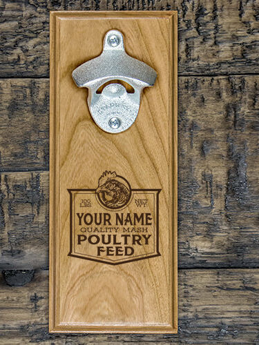 Poultry Feed : Bottle Openers - Engraved