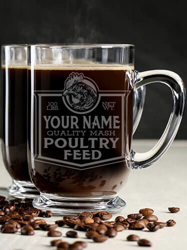 Poultry Feed : Coffee Mugs - Engraved