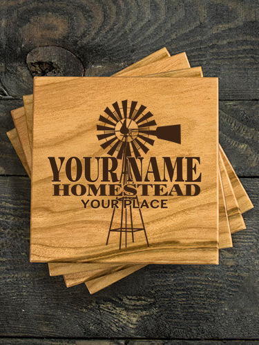 Homestead : Coasters - Engraved