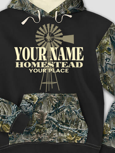Homestead : Printed 2-Tone Camo Hoodies