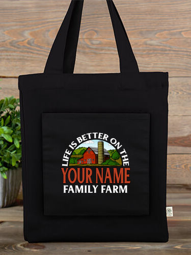 Life Is Better Farm : Canvas Totes