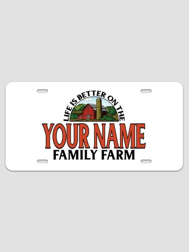Life Is Better Farm : License Plates
