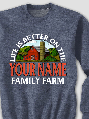 Life Is Better Farm : Printed Sweatshirts
