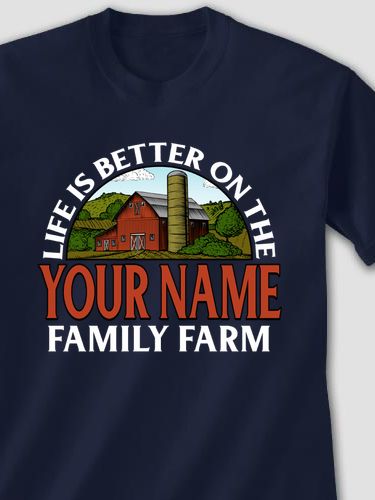 Life Is Better Farm : Printed T-Shirts