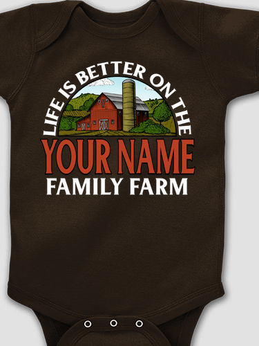 Life Is Better Farm : Printed Baby Bodysuits