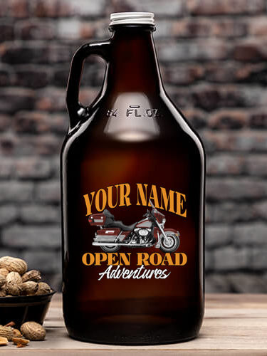 Open Road : Beer Growlers - Color Printed