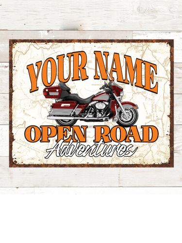 Open Road : Tin Signs