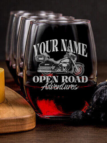 Open Road : Cheese Board Wine Glass Gift Sets - Engraved
