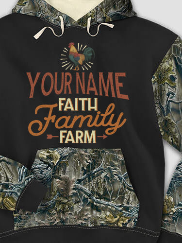 Faith Family Farm : Printed 2-Tone Camo Hoodies