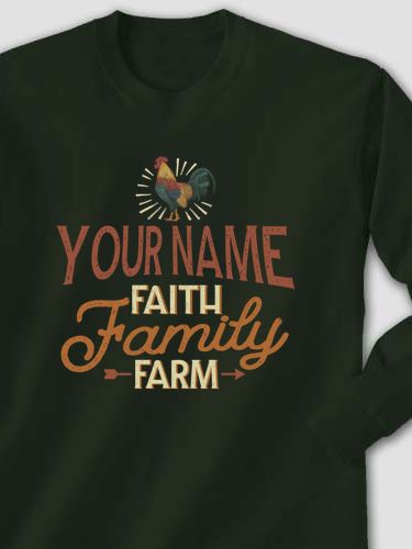 Faith Family Farm : Printed Long Sleeves