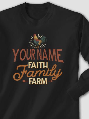 Faith Family Farm : Printed Long Sleeves
