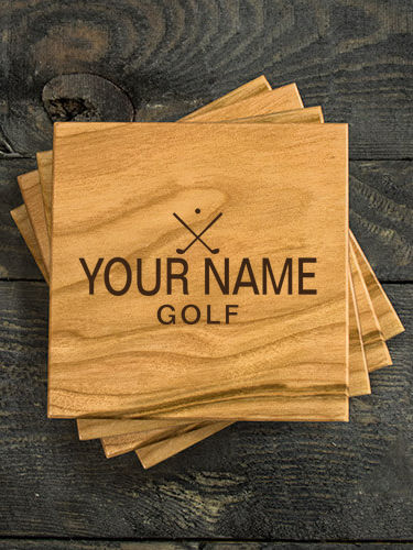 Golf : Coasters - Engraved