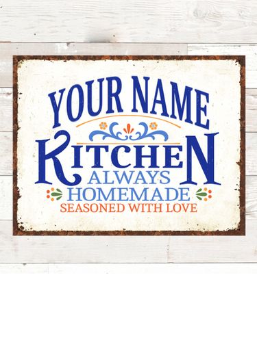Vintage Kitchen : Tin Signs