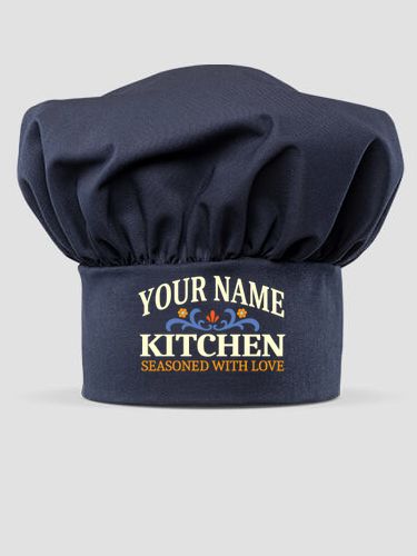 Vintage Kitchen : Embroidered Chef Hat