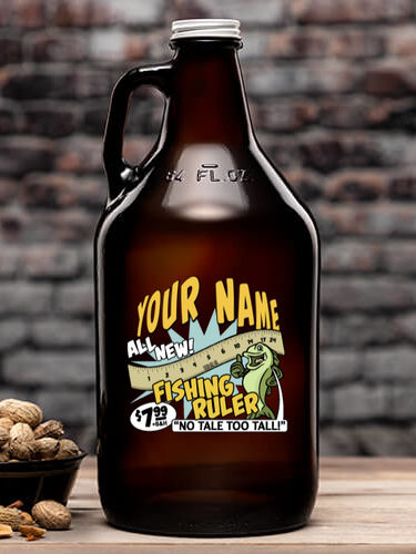 Fishing Ruler : Beer Growlers - Color Printed