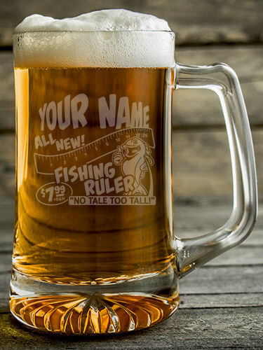 Fishing Ruler : Beer Mugs - Engraved