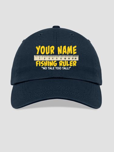 Fishing Ruler : Embroidered Baseball Hats