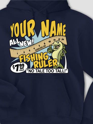 Fishing Ruler : Printed Hoodies