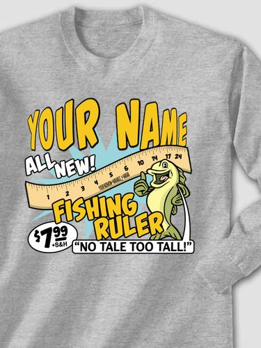 Fishing Ruler : Printed Long Sleeves