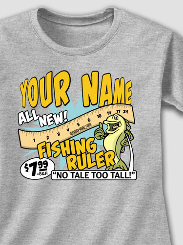 Fishing Ruler : Printed T-Shirts